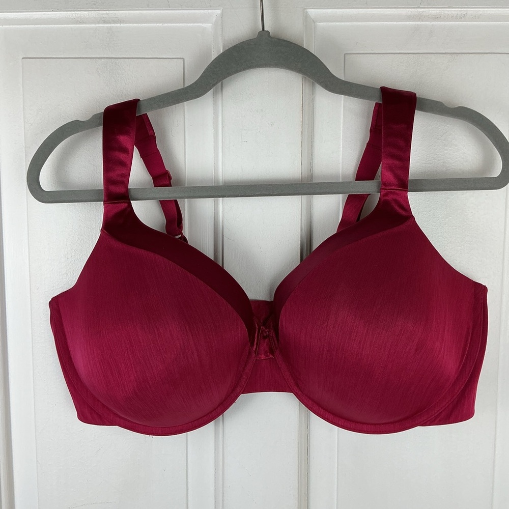 Vanity Fair Illumination Full Figure Bra 42DD 76338 Red